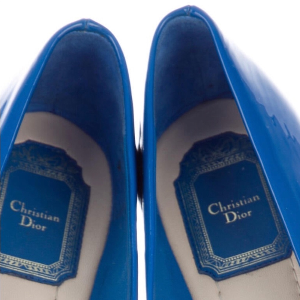 Christian Dior Def Cruise Patent Leather Flats Size 7.5 - Picture 4 of 16